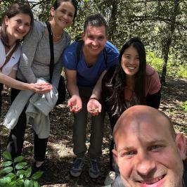 Fresh truffles found during truffle hunting Italy