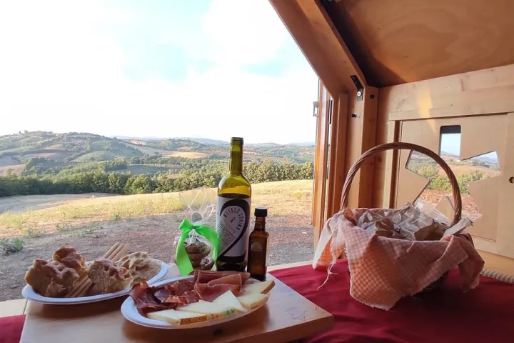 picnic vineyard in tuscania
