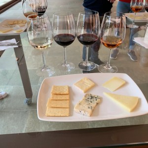 Visit with Wine & Cheese Pairing