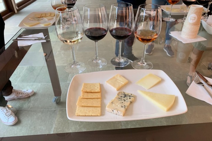 Visit with Wine & Cheese Pairing