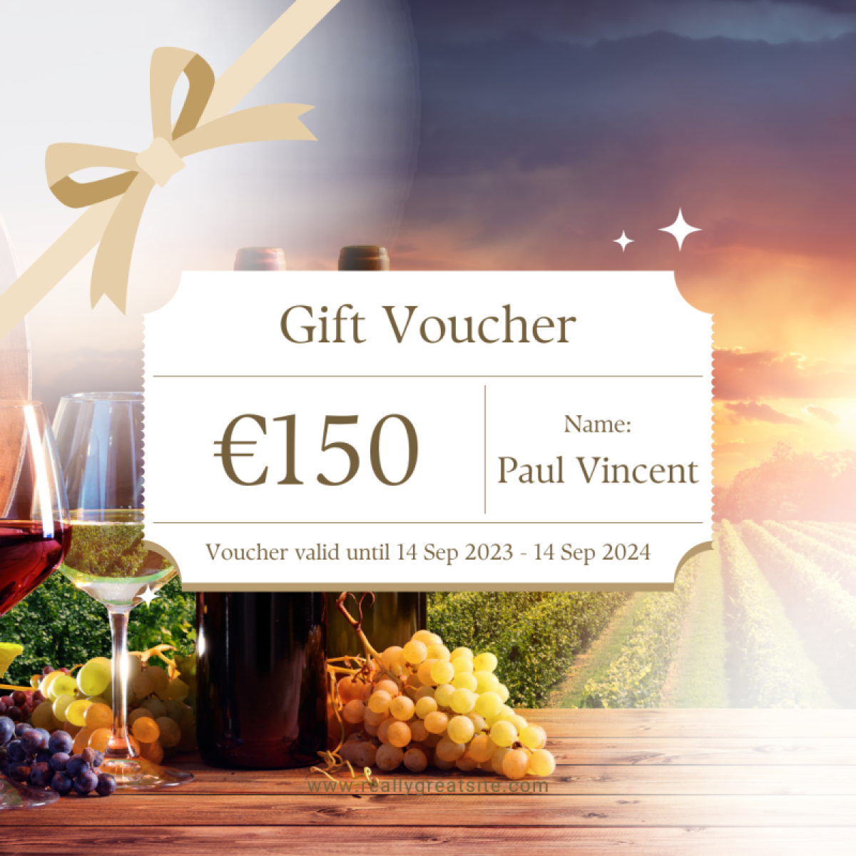Gift voucher for farms