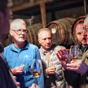 Traditional Tuscan pasta served during a wine tasting experience