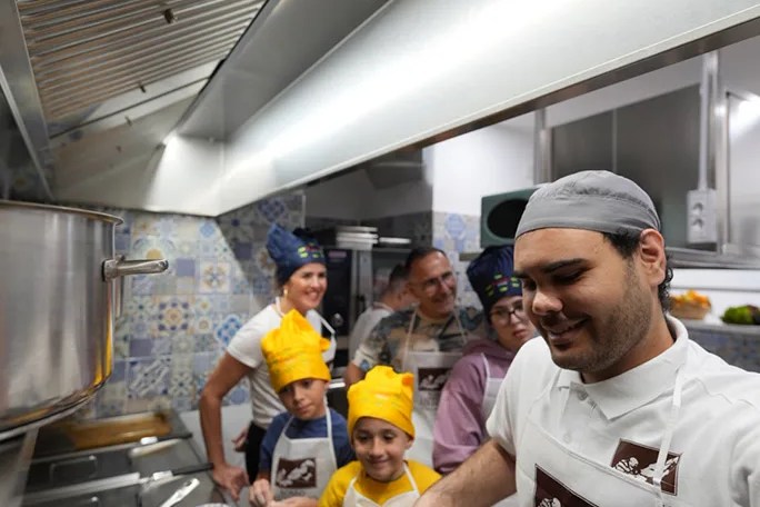 Farm-to-table cooking class near Sorrento with local ingredients