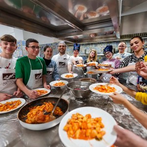 Traditional eggplant parmigiana made with mozzarella and tomato sauce