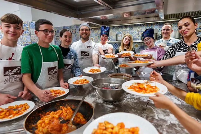 Traditional eggplant parmigiana made with mozzarella and tomato sauce
