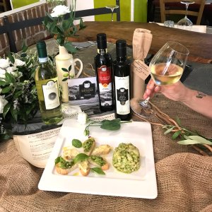 Italian bread with extra virgin olive oil tasting traditional food pairing