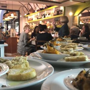 Italian bread with extra virgin olive oil tasting traditional food pairing